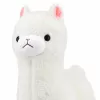 LEAN TOYS Alpaca llama de peluche pelo suave Blanco 38 cm