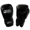 Profight guantes de boxeo Dragon de cuero, negro