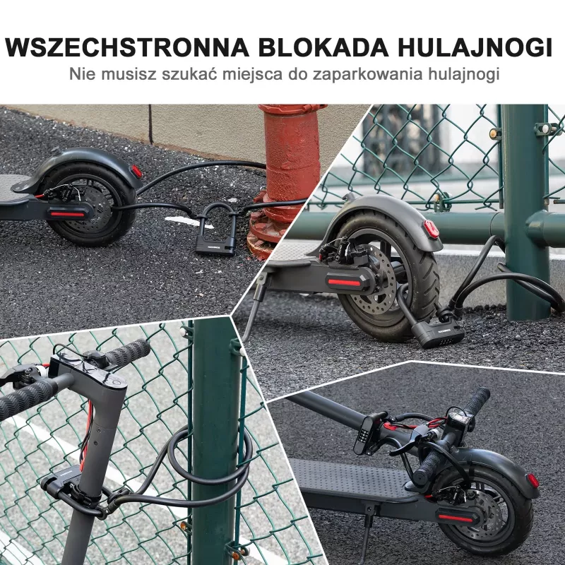 ROCKBROS RK242 Candado de disco con freno para patinete eléctrico - Negro