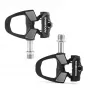 ROCKBROS RD9 Pedales de carretera SPD-SL de fibra de carbono y aleación de titanio - Negros