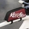 Rockbros G009 Flash Journey Bolsa de tubo superior para bicicleta 0,8L Roja