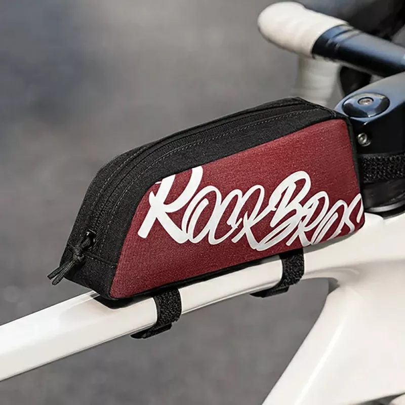 Rockbros G009 Flash Journey Bolsa de tubo superior para bicicleta 0,8L Roja
