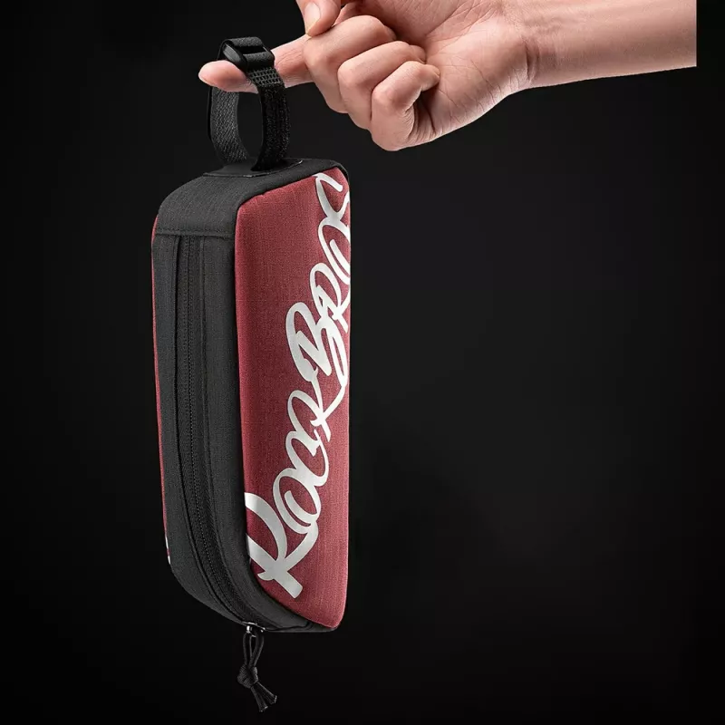 Rockbros G009 Flash Journey Bolsa de tubo superior para bicicleta 0,8L Roja