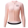 ROCKBROS ROAD TO SKY Maillot de manga larga para mujer Rosa Talla M