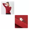ROCKBROS Mujer Maillot térmico de ciclismo manga larga YPW065 Rojo Talla M