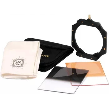 Lee Filters FHSK Kit de portafiltros de 100mm con anillos adaptadores de 77mm y 82mm