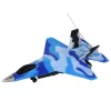 LEAN TOYS 16645 Caza de combate F-16 Fighting Falcon con radiocontrol, efectos de sonido y luz, 2,4 GHz, Gris