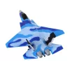LEAN TOYS 16645 Caza de combate F-16 Fighting Falcon con radiocontrol, efectos de sonido y luz, 2,4 GHz, Gris