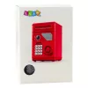 LEAN TOYS Hucha caja fuerte electrónica ATM con PIN para niños, Gris