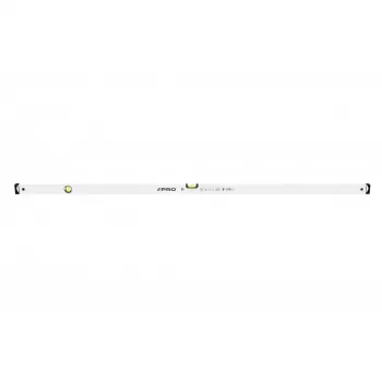 Nivel blanco con burbujas horizontal, vertical y 2% de pendiente - 180 cm