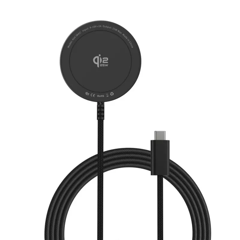 TECH-PROTECT A54 Cargador inalámbrico magnético MagSafe 25W Qi2.2 Negro