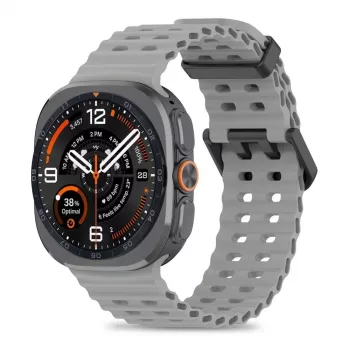 Tech-Protect Iconband Pro Correa de silicona para Samsung Galaxy Watch Ultra 1/2 47mm Gris