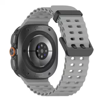 Tech-Protect Iconband Pro Correa de silicona para Samsung Galaxy Watch Ultra 1/2 47mm Gris