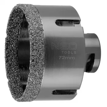 NEO TOOLS Corona de perforación de diamante 72 mm x M14 (55-316)