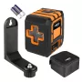 NEO TOOLS 75-142 Nivel láser de líneas cruzadas, alcance 20 m, haz rojo, autonivelante, IP54, con soporte magnético y maletín