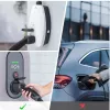 AKYGA AK-SC-E28 Cable adaptador Type-2 a Schuko para cargadores de VE 16A 0,3m negro