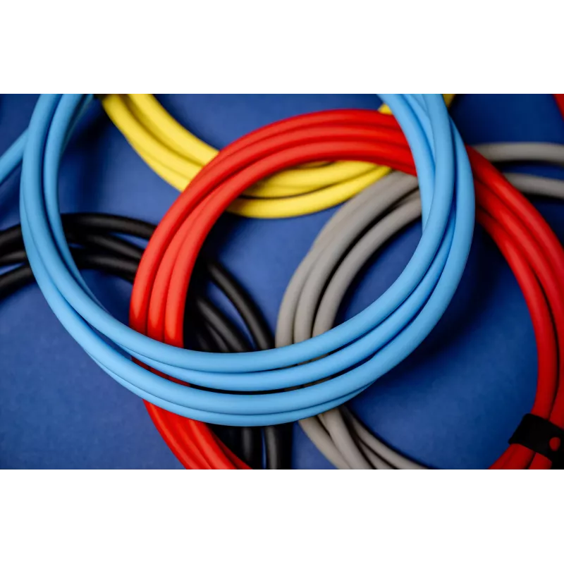 Cable USB-C a USB-C Newell 100W, 2m, silicona, naranja-amarillo