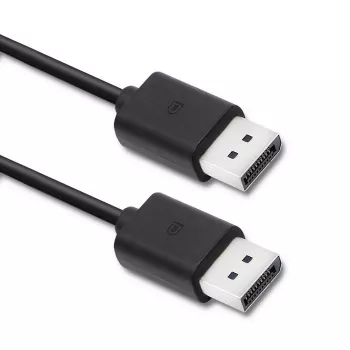 Qoltec cable DisplayPort v1.2, conector macho a conector macho, 1,8 m, negro, 4K 60Hz