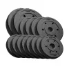 REBEL ACTIVE set de pesos de betún 30 kg (8 x 1,25 kg + 4 x 2,5 kg + 2 x 5 kg), orificio de 31 mm