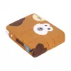 REBEL Manta ponderada algodón premium manta sensorial para niños 100x150 cm 4 kg estampado conejo