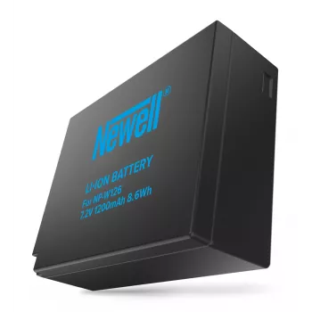 Newell NP-W126 Batería de repuesto para Fujifilm (7,2V, 1260mAh, Li-Ion)