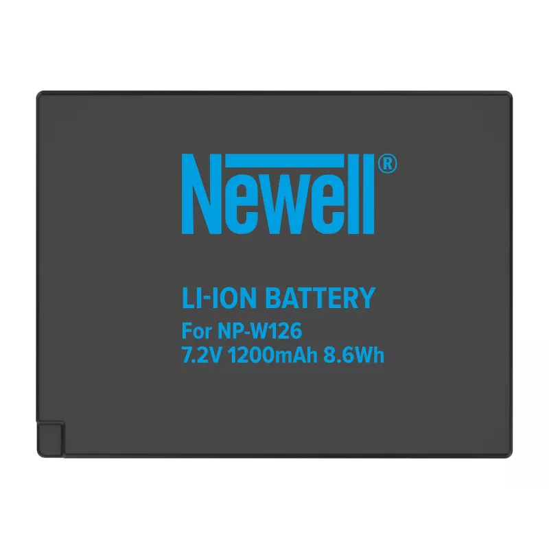 Newell NP-W126 Batería de repuesto para Fujifilm (7,2V, 1260mAh, Li-Ion)
