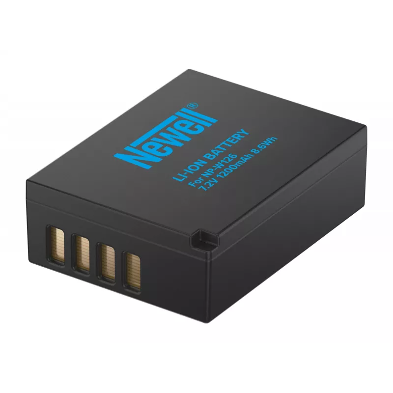Newell NP-W126 Batería de repuesto para Fujifilm (7,2V, 1260mAh, Li-Ion)