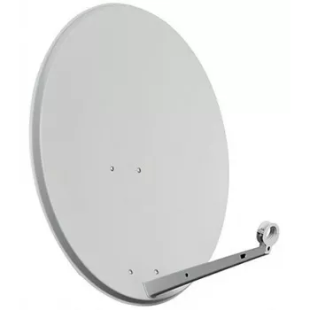 CORAB AS-80-PRO Antena parabólica offset 80 cm acero galvanizado gris claro