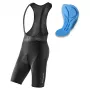 ROCKBROS RK2002L Culotte de ciclismo para hombre con badana 3D, Negro, Talla L