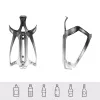 ROCKBROS RKL02 Portabidones de aleación de aluminio para bicicleta - Negro/Plata