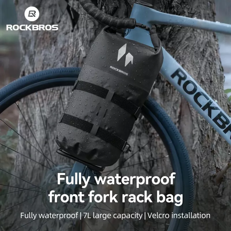ROCKBROS AS-156 Bolsa impermeable para horquilla de bicicleta 7L Negro
