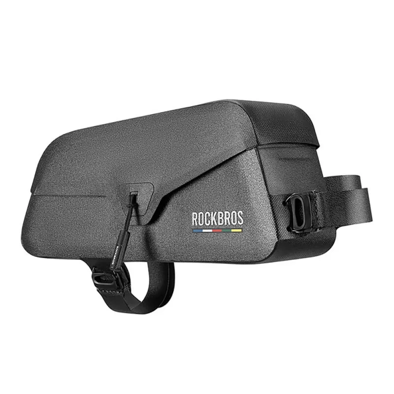 Rockbros AS-134 ROAD TO SKY Bolsa de cuadro impermeable para bicicleta 0,6L - Negro