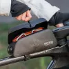 Rockbros AS-134 ROAD TO SKY Bolsa de cuadro impermeable para bicicleta 0,6L - Negro