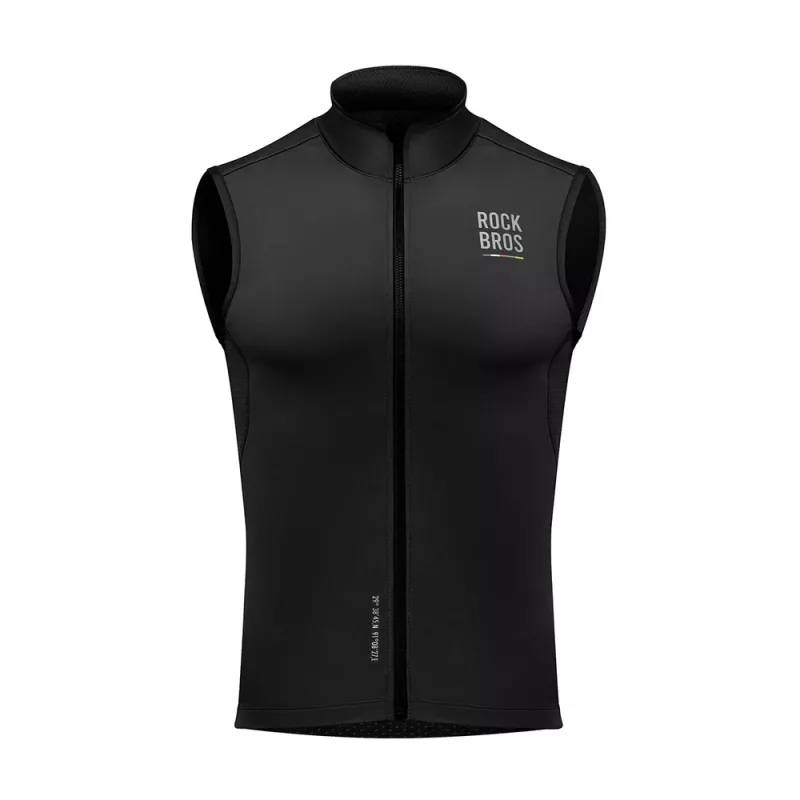 ROCKBROS ROAD TO SKY TLMJ002 Chaleco cortavientos aislante para ciclismo M Negro