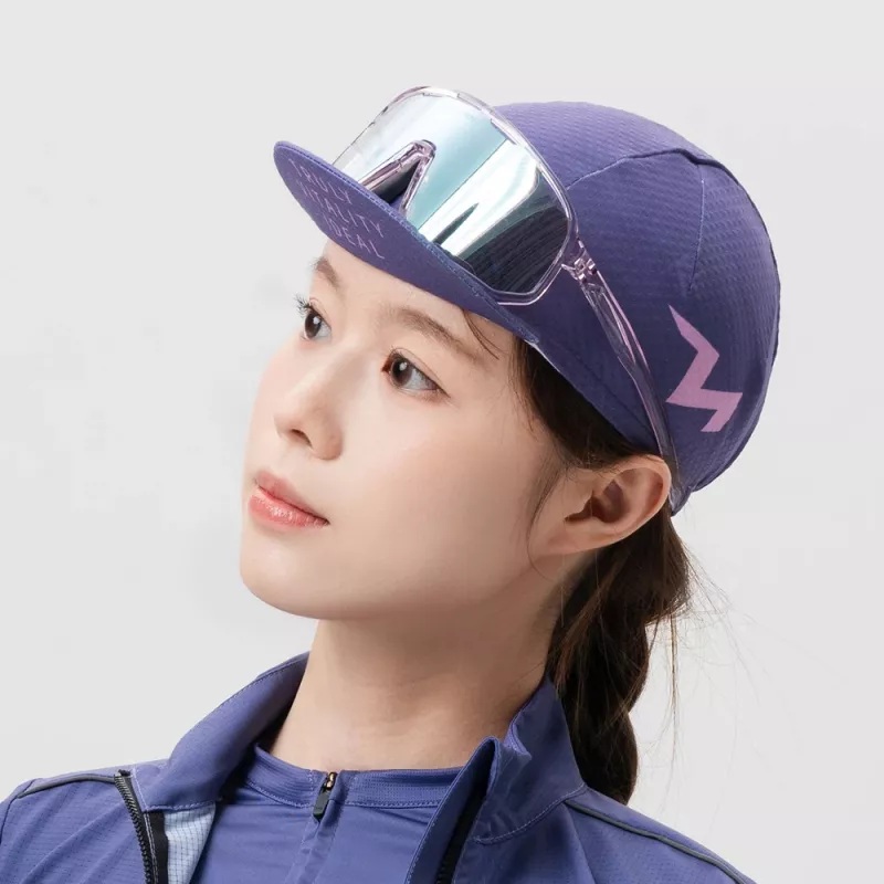 ROCKBROS M013 TVI Gorra de ciclismo - Lila, transpirable, protección UV, talla única
