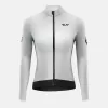 ROCKBROS Chaqueta de ciclismo térmica mujer YDWT006 TVI para otoño/invierno, blanco-gris, talla M