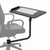 Maclean MC-139 Bandeja portateclado para silla de oficina negra 66x30cm, máx. 5kg