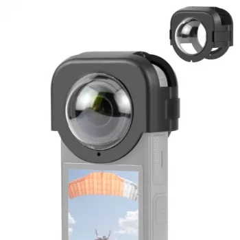 PULUZ Protección de objetivo para Insta360 X4 – cristal óptico, pack de 2 (PU975)