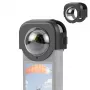 PULUZ Protección de objetivo para Insta360 X4 – cristal óptico, pack de 2 (PU975)