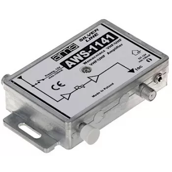 Amplificador de antena AWS-1141 21dB – Amplificador de señal de TV interior para DVB-T/T2