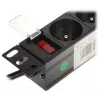 DELTA PD-4/R10/R Regleta de 4 tomas con cable de 10m, rojo