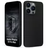 3MK PROTECTION Hardy Mellow Funda para Apple iPhone 14 Pro Max - negra, TPU flexible, protección contra caídas