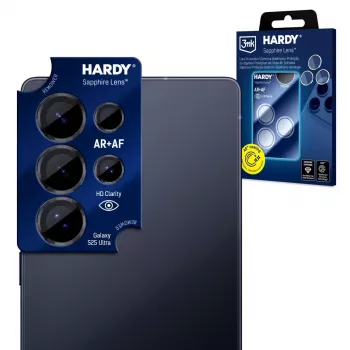 3MK PROTECTION Samsung Galaxy S25 Ultra - 3mk Hardy Protector de lente de cámara zafiro