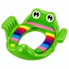 LEAN TOYS Reductor de inodoro para niños, asiento suave con asas, verde