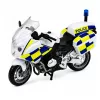 LEAN TOYS Set de policía helicóptero moto coche de policía luces sonidos 1:32