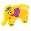 LEAN TOYS Juego de habilidad elefante equilibrista torre de bloques construir elefante 61 piezas