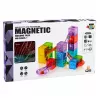 LEAN TOYS Bloques magnéticos cubos pista de bolas multicolor 33 piezas
