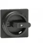 ABB OZ331SPB Mango giratorio redondo, negro, eje de 6 mm, IP65, para interruptores seccionadores de carga OT16-1250