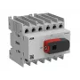ABB OT Plus OT16G1-6BS 16 A Interruptor seccionador de carga hexapolar con mango y eje