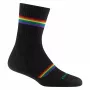 Darn Tough Mujer Prism Micro Crew Lightweight Cushion Calcetines - negro